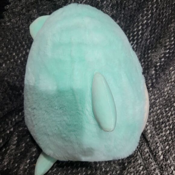 Squishmallows FuzzAMallow Official 12 inch Perry the Teal Dolphin Plush Toy - Picture 2 of 7